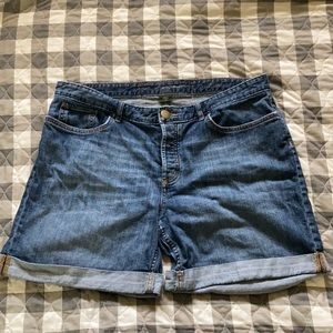 Eddie Bauer Jean Boyfriend Shorts